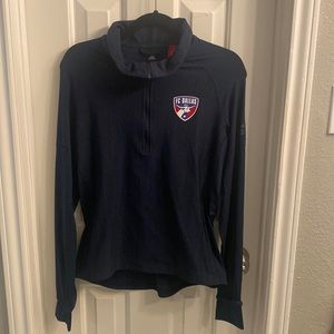 ADIDAS Women’s FC Dallas Size L Quarter Zip